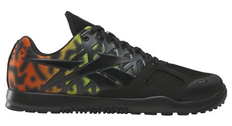 reebok nano 2 0 men s training shoes black orange