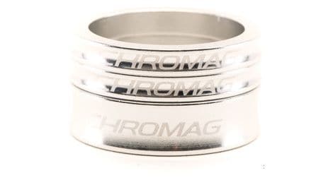 Chromag aluminium silver steering spacers