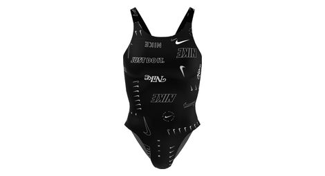 Speedo Fastback Damen Badeanzug Einteiler Schwarz