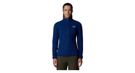 Chaqueta polar con cremallera completa the north face 100 glacier azul para mujer