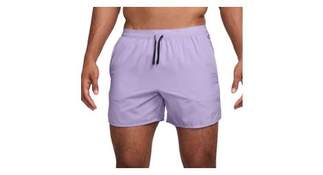 Pantalón corto nike dri-fit stride 5in morado hombre
