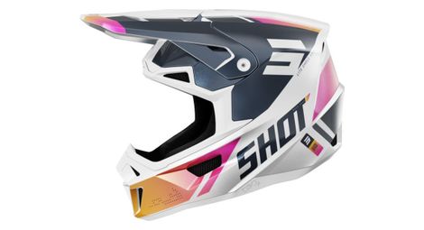 Casque integral shot lite mips ultra blue orange pink pearly
