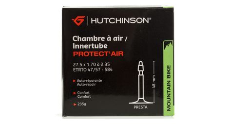 Hutchinson chambre à air butyl protect'air 27.5x1.70/2.35 presta 48mm cv657511