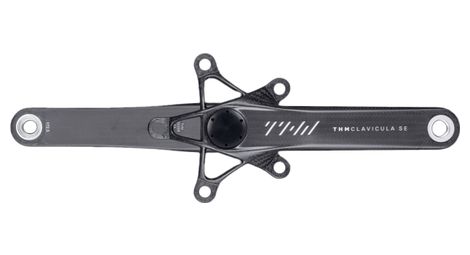 Paire de Manivelles Capteur de Puissance THM Carbones Clavicula SE Compact (110 BCD) Carbone Mat (Sans Plateau)
