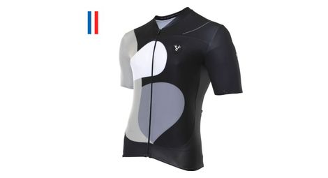 Maillot manches courtes lebram testanier noir coupe ajustée