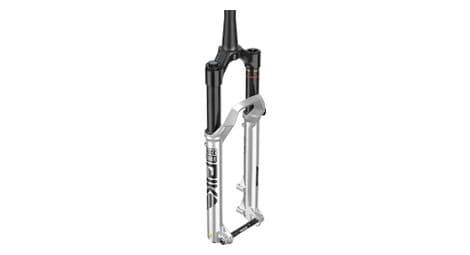 Fourche rockshox pike ultimate 27.5 charger 3 rc2 debonair+ | boost 15x110mm | déport 37 | argent 2023