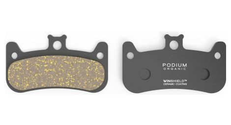 Paire de plaquettes amp podium - formula cura 4 pistons - revêtement ceramic/organique