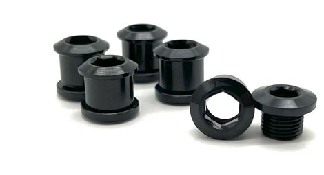 Pack 5 Vis LEGION | Aluminium 7mm | Couleur Noir | système avec double clef Allen pour serrage facile