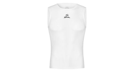 spiuk anatomic white sleeveless under jersey