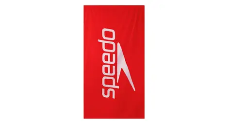Toalla con logotipo speedo rojo / blanco