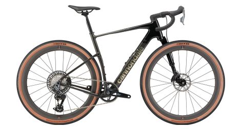 Vélo de Gravel Cannondale Topstone Carbon 1 Lefty Sram Rival E1/GX AXS 12V 700mm Noir/Gris