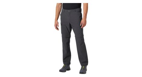 Helly hansen pantalones convertibles elv  light zip offtur gris hombre