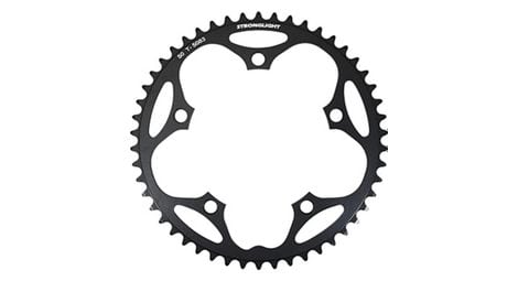 Plateau route 5bra d 130 stronglight dural 50dts exterieur noir type shimano 8 9v