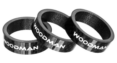 Entretoises de Direction Woodman Carbone 10mm (x3)
