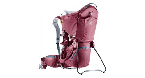 Sac porte-bébé deuter kid comfort rouge maroon