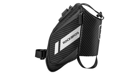 Sacoche de selle  1,5 l avec poche pour bouteille d'eau noir