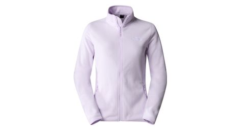 The north face women's 100 glacier full zip purple fleece l