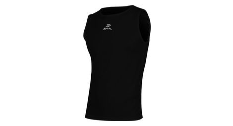 spiuk anatomic black sleeveless under jersey