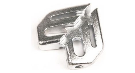 Llave de radio con diseño de estrella, llavero plateado