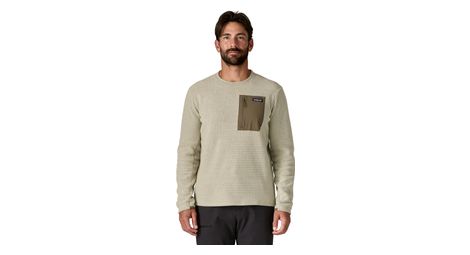 Polaire patagonia r1 air crewneck beige homme