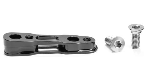 Adaptateur titane pour etrier de frein arrière sram flat mount 160 mm absoluteblack noir
