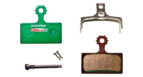 Swisstop paire de plaquettes organiques disc28 shimano fsa rever