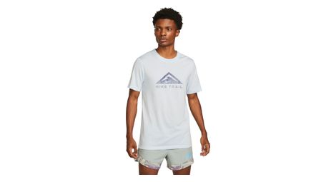 T shirt manches courtes nike dri fit trail gris bleu