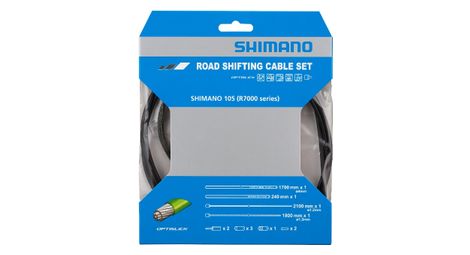 Cavi e guaine per deragliatore shimano ot-rs900 optislick neri