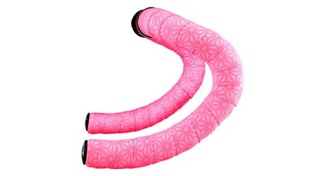 Nastro per manubrio Supacaz Suede rosa fluo con tappi