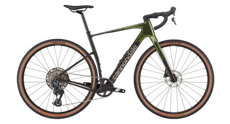 cannondale topstone carbon 2 gravel bike with sram apex gx eagle axs 12 speed 700 mm spruce green 2026