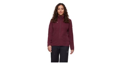 Veste polaire mammut innominata light bordeaux femme
