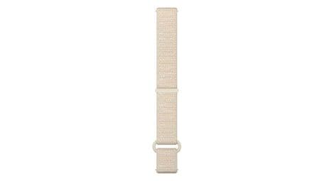 Muñequera polar hoop & loop 20mm nylon beige