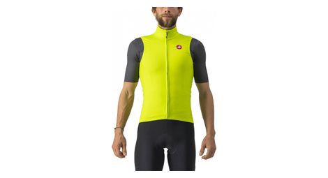 Gilet castelli pro thermal mid lime jaune