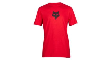 T shirt fox head premium rouge