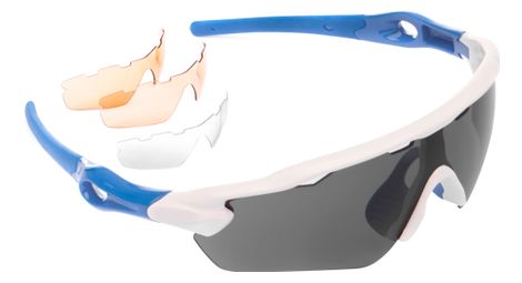 Paire de lunettes neatt blanc bleu 4 ecrans