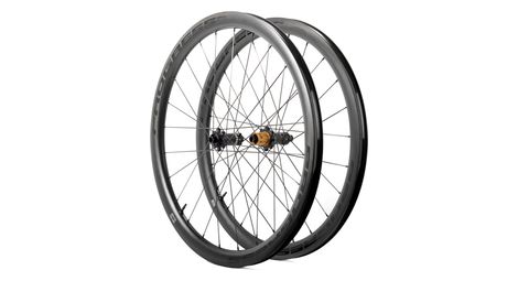 Paire de roues progress gr40 gravel | 12x100/12x142 mm | center lock