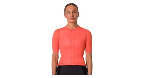 Kurzarm trikot für damen rapha pro team training orange