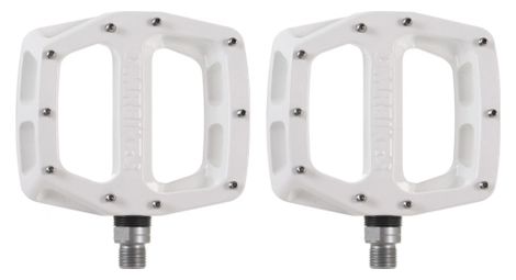 Dmr v12 flat pedals white