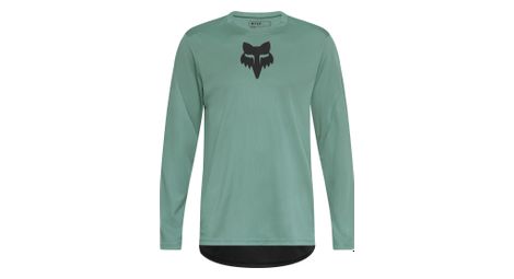 Maillot manches longues fox ranger head vert