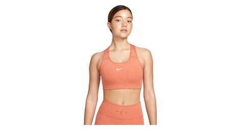 Brassière nike air swoosh femme rose