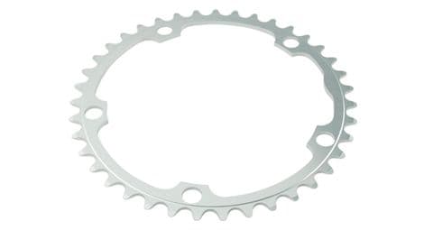 Plateau route diam 135 inter 39dts argent alu 5083 strong 8 9 10v 5 branches