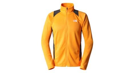 The north face ao midlayer fz fleece herren orange