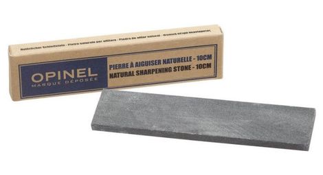 Pierre a aiguiser naturelle de lombardie 10 cm opinel