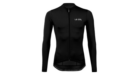 Maillot manches longues le col pro noir