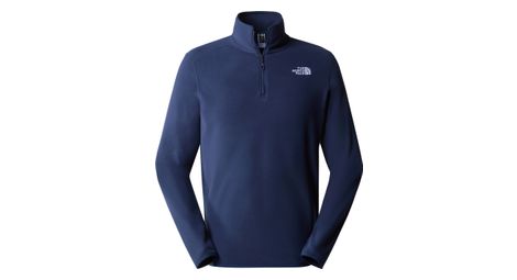 The north face 100 glacier 1/4 zip fleece blau