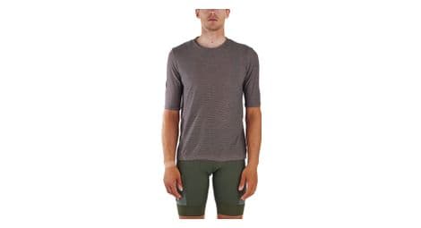 T-shirt technique santini stone delta marron foncé