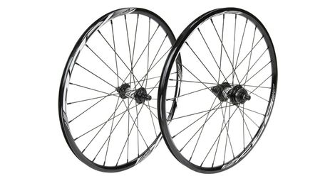 Paire de roues bmx excess xlc-1 mini/expert 20 | 10 mm | 28 trous noir