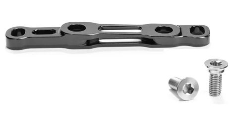Adaptateur titane pour etrier de frein avant sram flat mount 140/160 mm absoluteblack noir