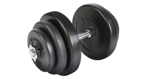 Set halteres courts 20 kg avec disques musculation fitness biceps