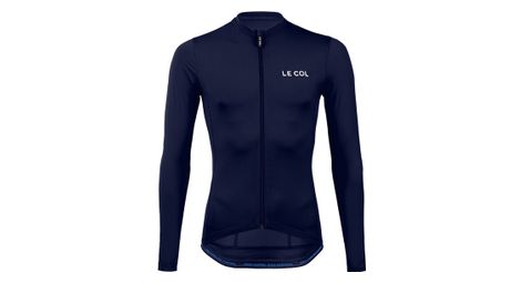 Maillot manches longues le col pro bleu navy